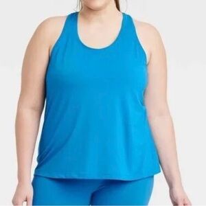 All in motion blue racerback size 2X NWT